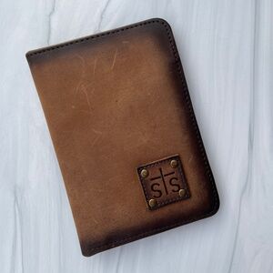 NWOT - Baroness Brown Magnetic Wallet by STS